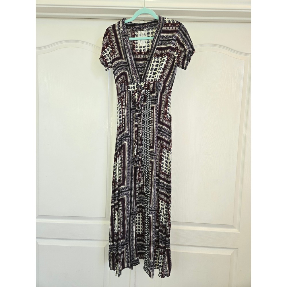 Sadie & Sage Patchwork Boho Maxi Dress